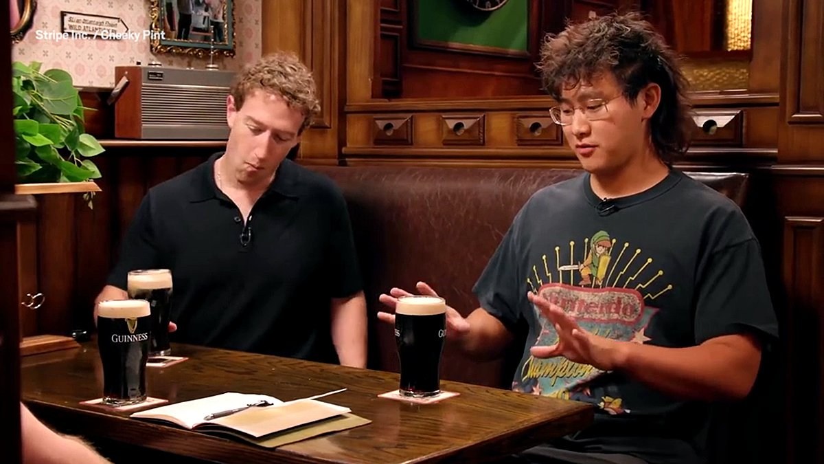 Boozy Elon Musk puts Mark Zuckerberg to shame after Meta boss' Guinness ...