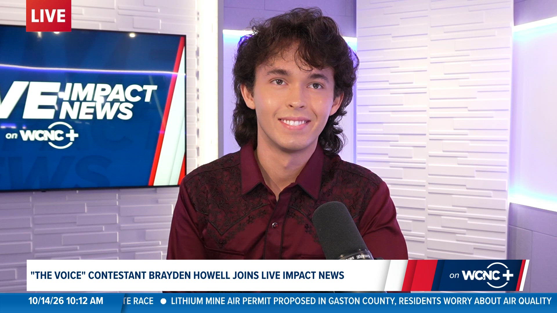North Carolina singer Brayden Howell turns four chairs on 'The Voice'