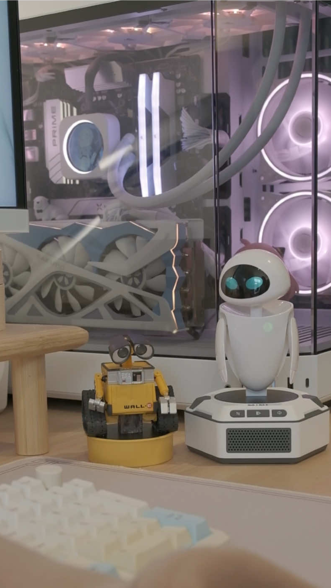 Robosen WALL-E and Eve smart desktop robots