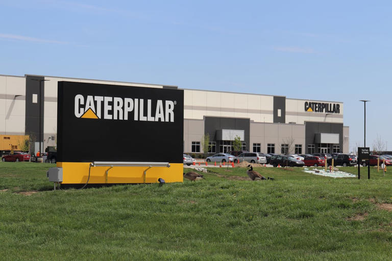 What's going on with Caterpillar stock Wednesday?