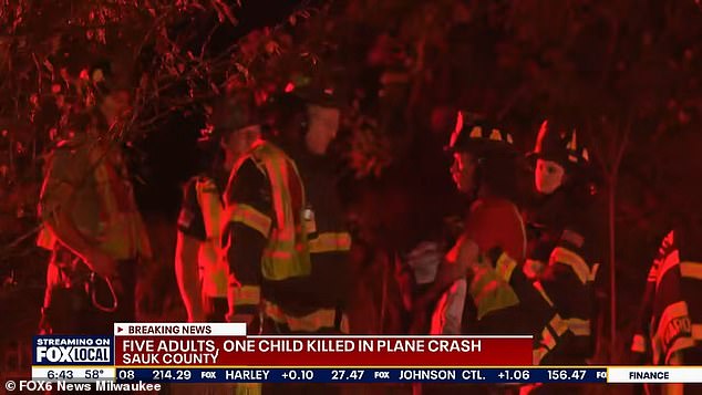 Six people killed after small plane crashes in Wisconsin
