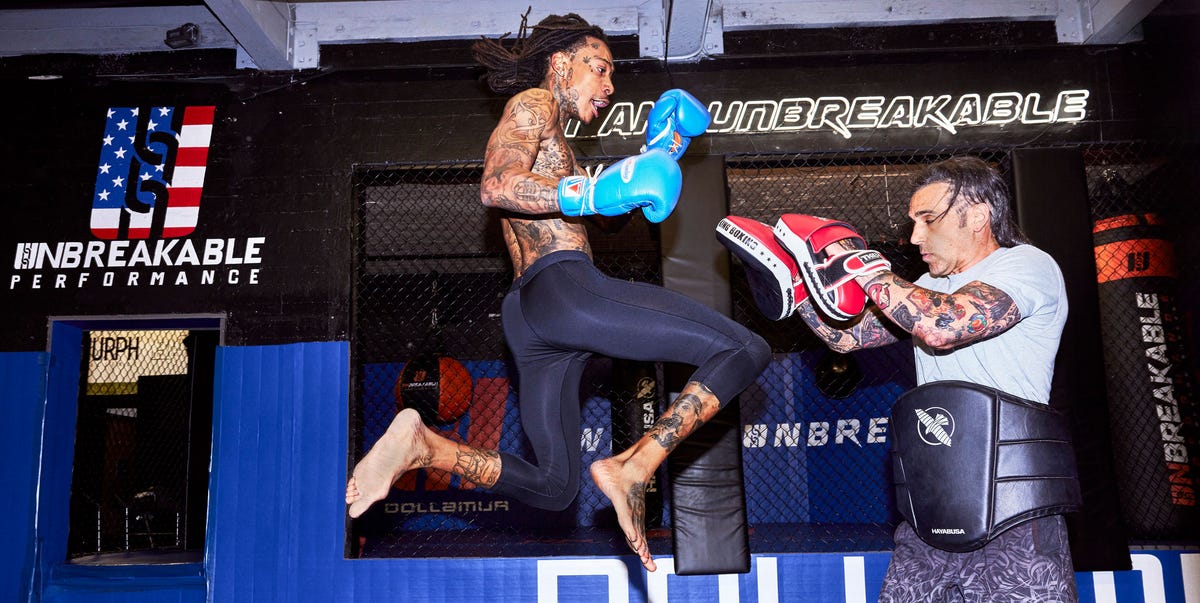 Wiz Khalifa put on 30 pounds of muscle after trading pizza-and-studio ...