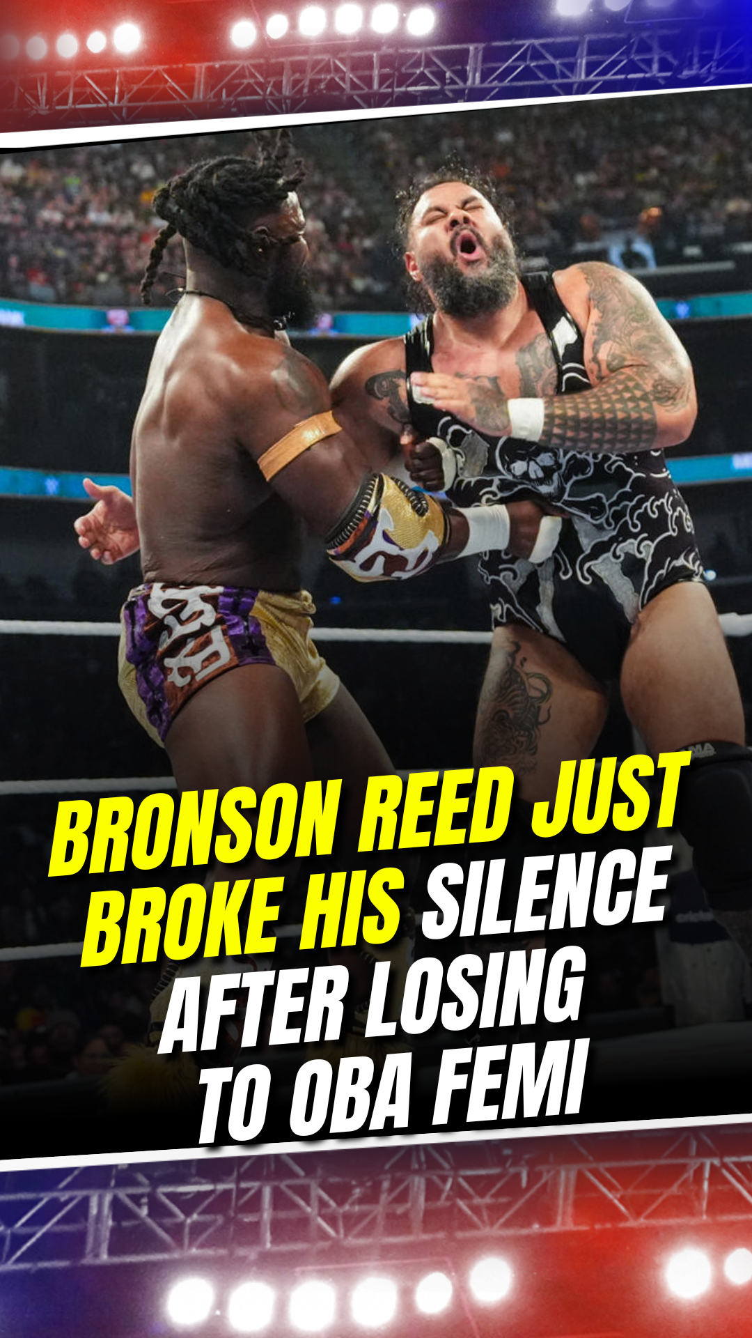 Bronson Reed’s comeback transformation explained #BronsonReed #WWE # ...
