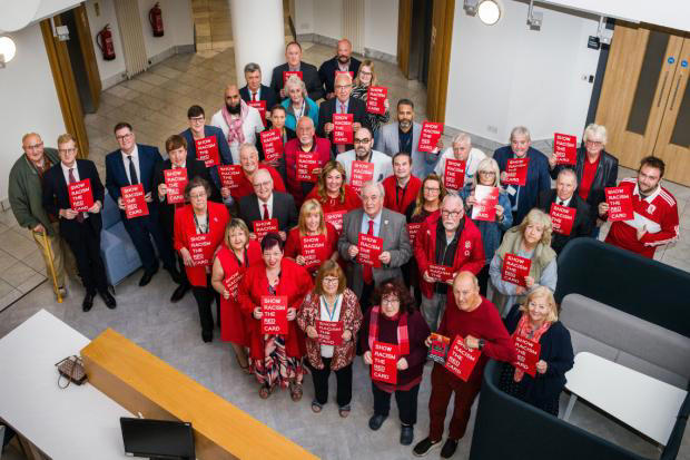 Teesside landmarks to glow red as council backs campaign standing ...