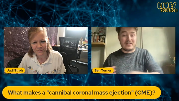 What makes a cannibal coronal mass ejection?