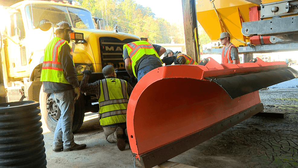 Despite hot fall weather, NC Department of Transportation crews ...