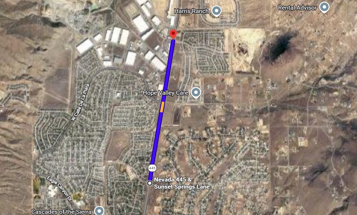Road work starting on stretch of Pyramid Highway at Spanish Springs