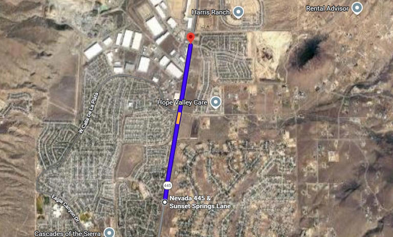 Road work starting on stretch of Pyramid Highway at Spanish Springs