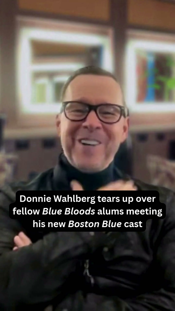Donnie Wahlberg tears up over 'Blue Bloods' and 'Boston Blue' casts