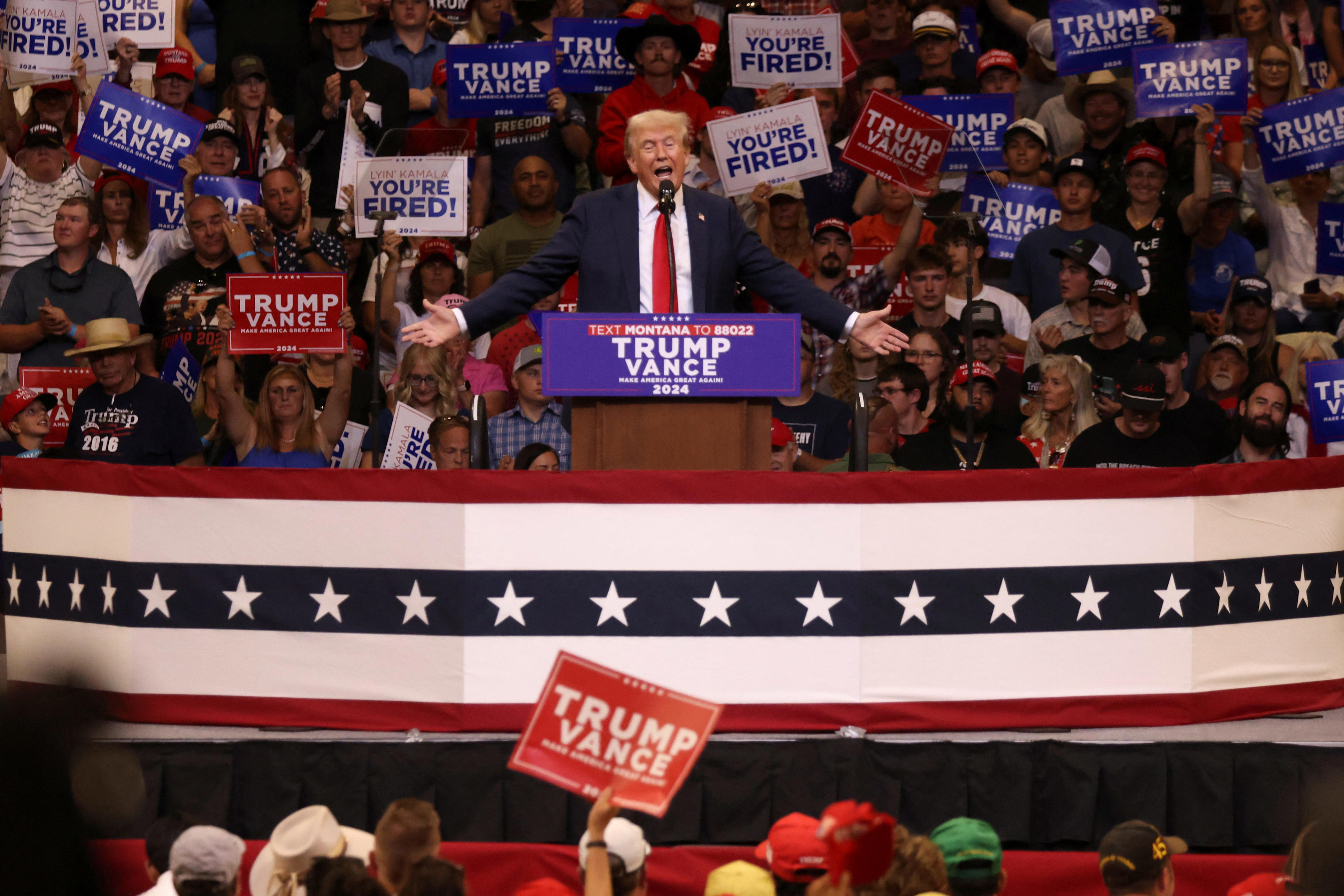 Trump lends a hand in tighter-than-expected Montana House race