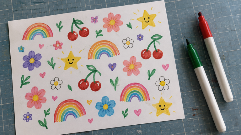 How to make cute, colorful stickers for your laptop