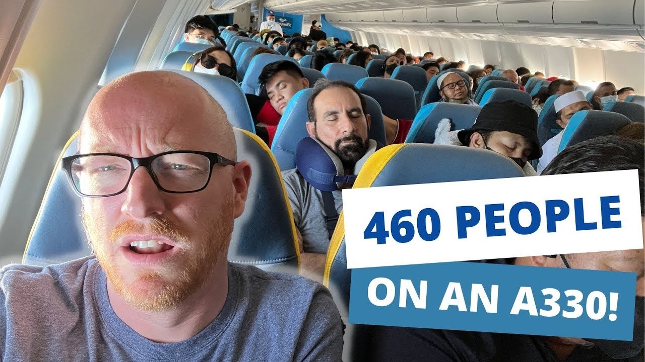 Flying on the world's most crowded plane with 460 passengers!