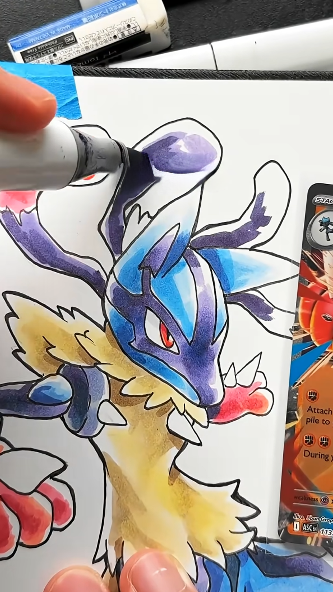 How random Pokémon card packs guide this drawing challenge