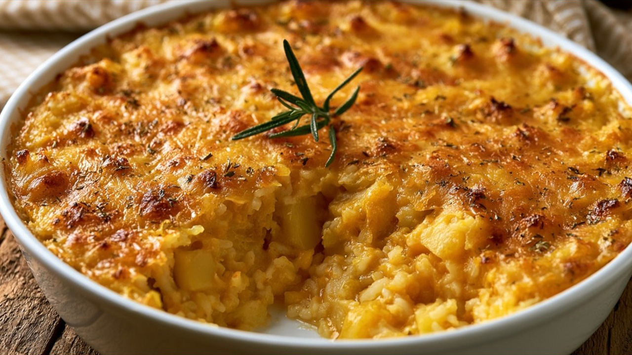 Potatoes and rice together? I found this delicious Italian recipe in an ...