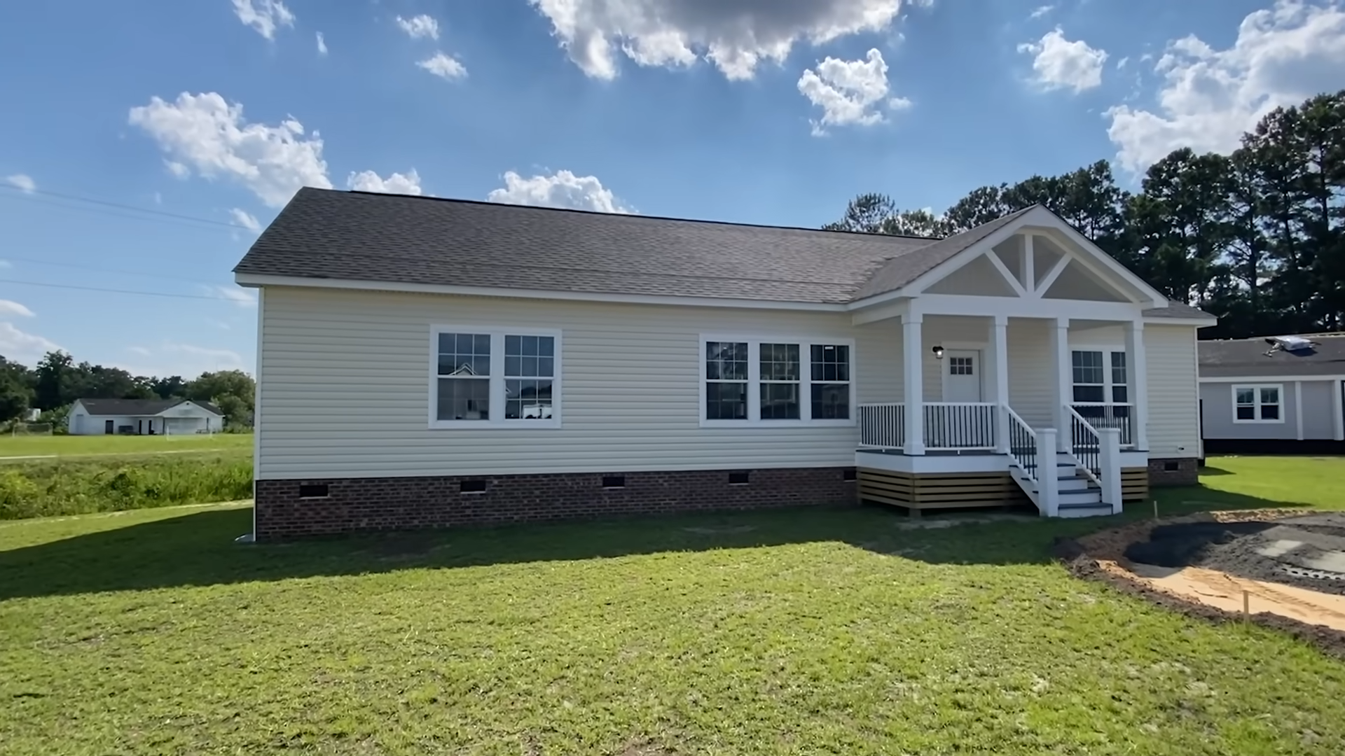 This brand new modular home feels like the perfect place to live!