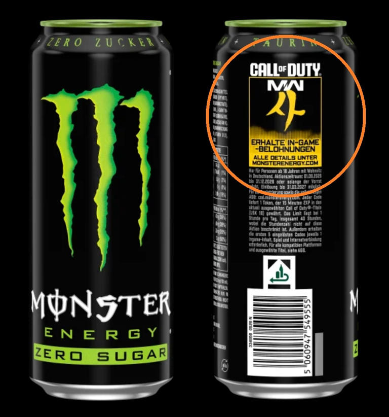 Nur mit den richtigen Dosen: Monster verteilt exklusive CoD-MW4-Rewards