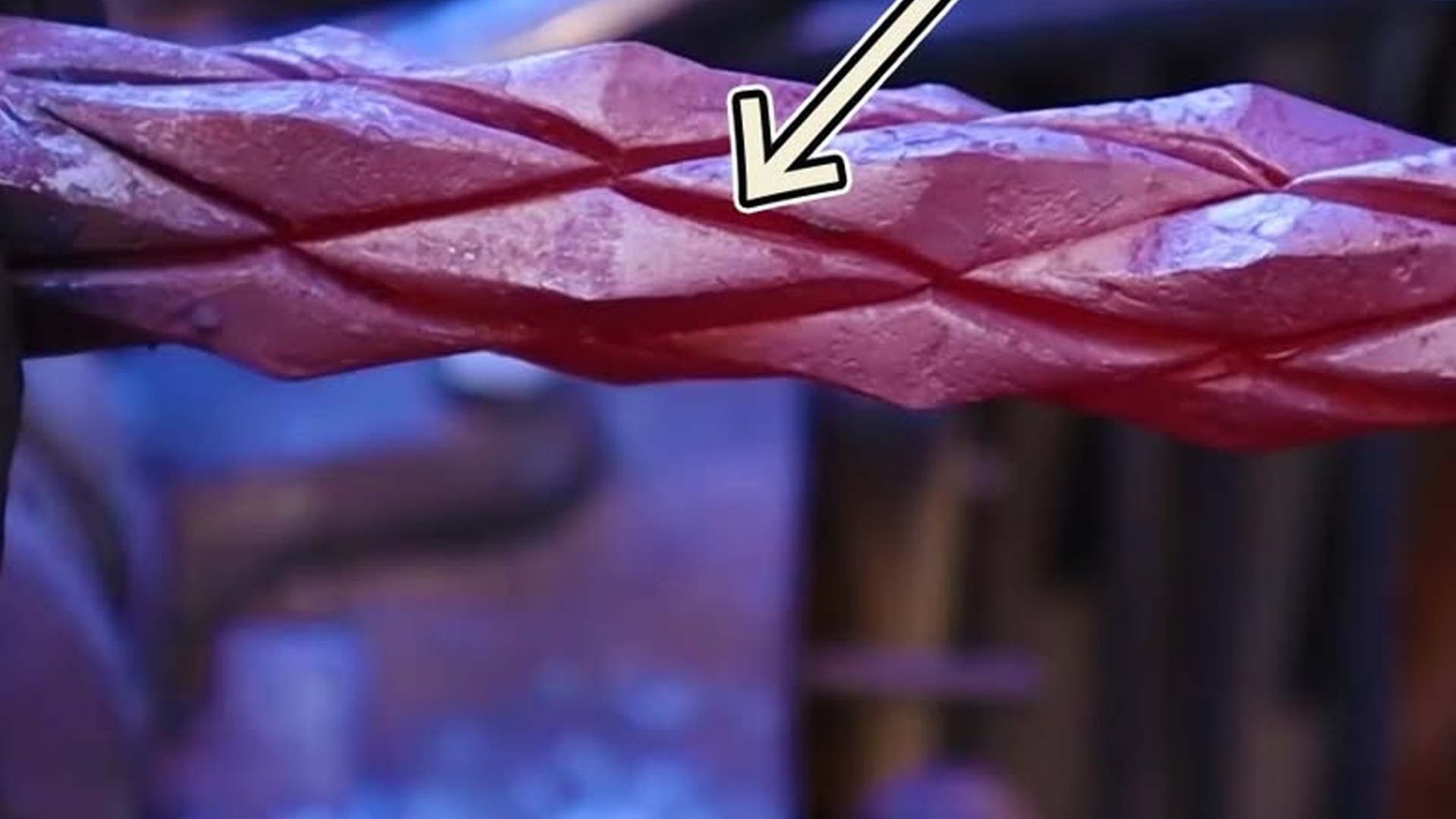 Forging tools by bending and twisting metal