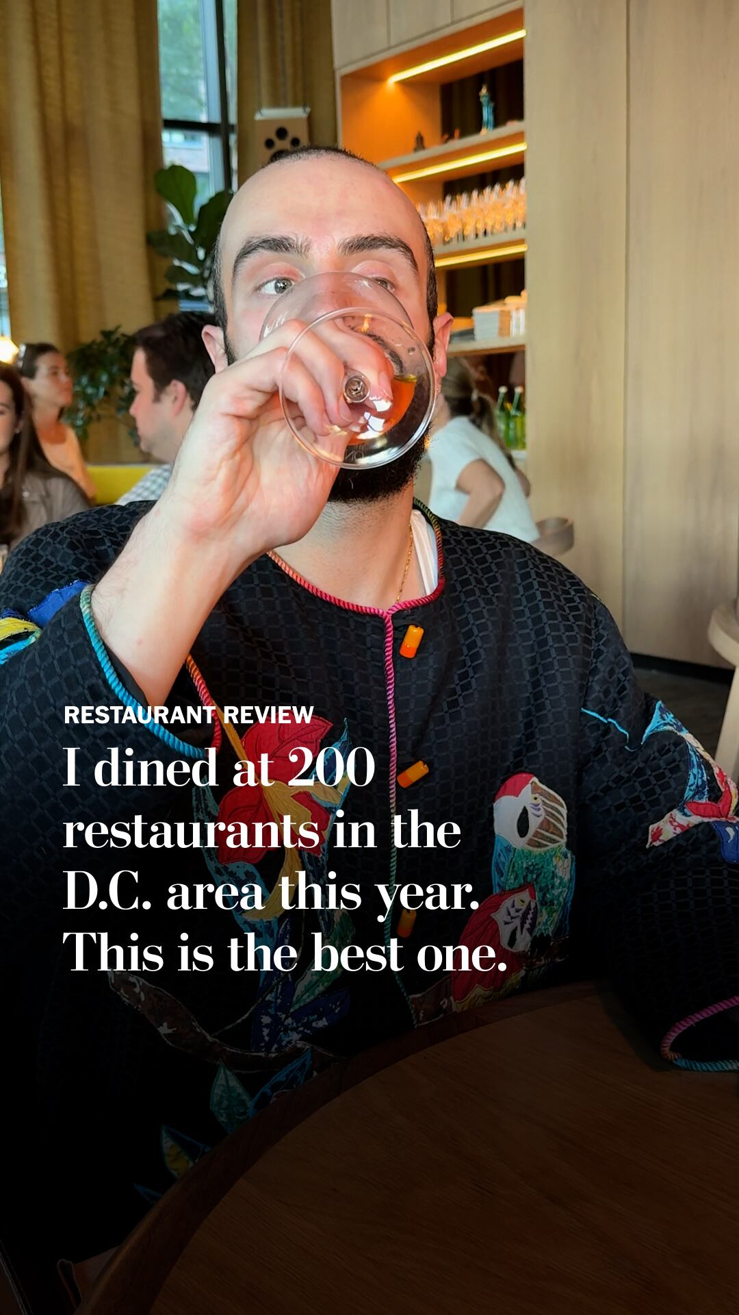 I dined at 200 restaurants in the DC area this year. This is the best one.
