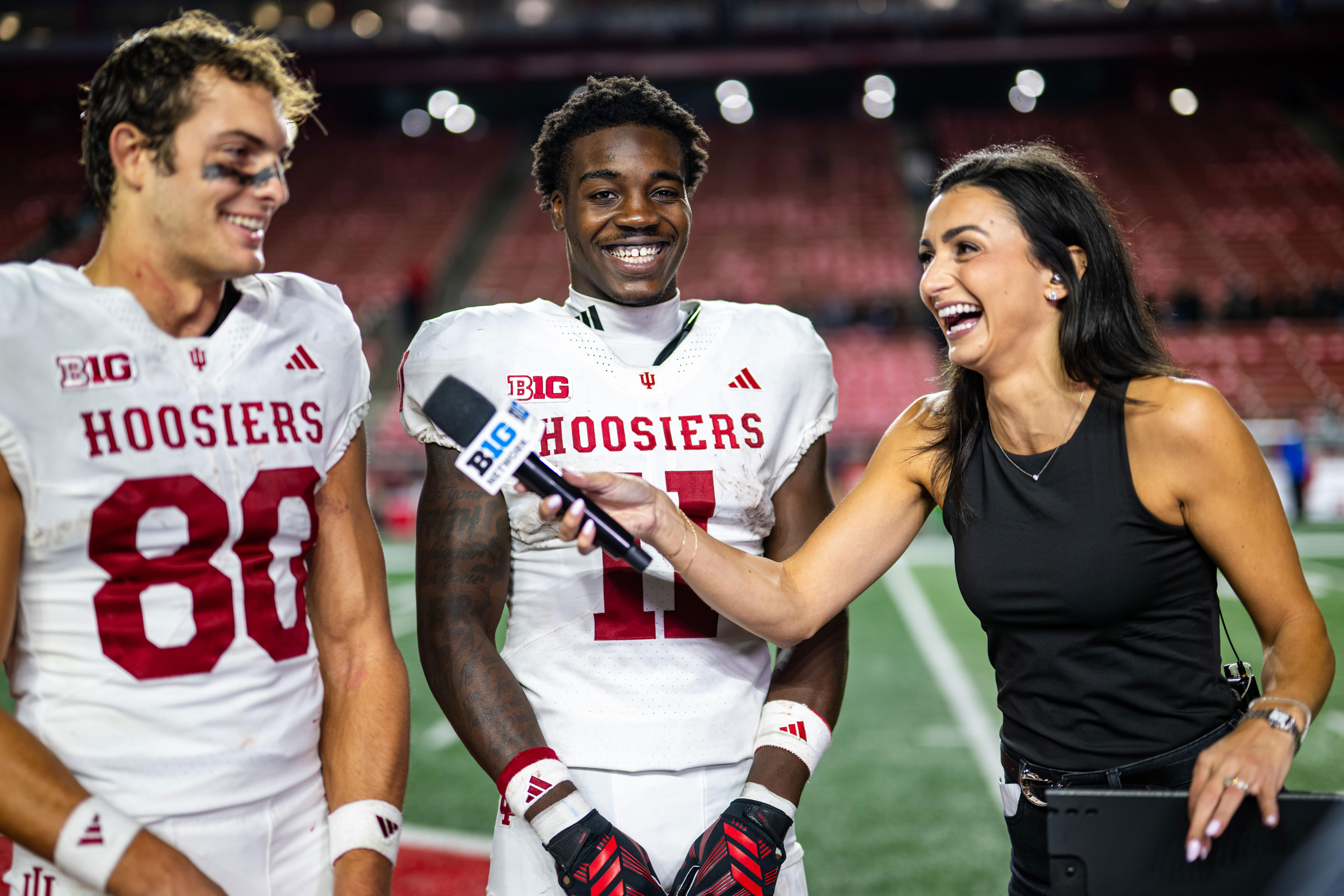 Ohio State’s Ryan Day praises Indiana receivers Charlie Becker, Nick Marsh