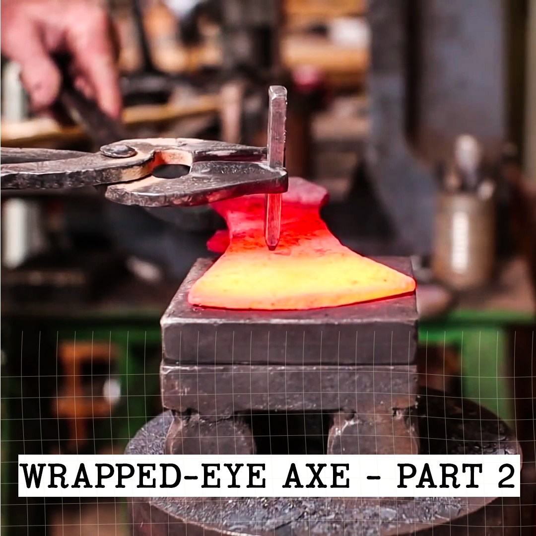 Wrapped eye axe forging, part 2