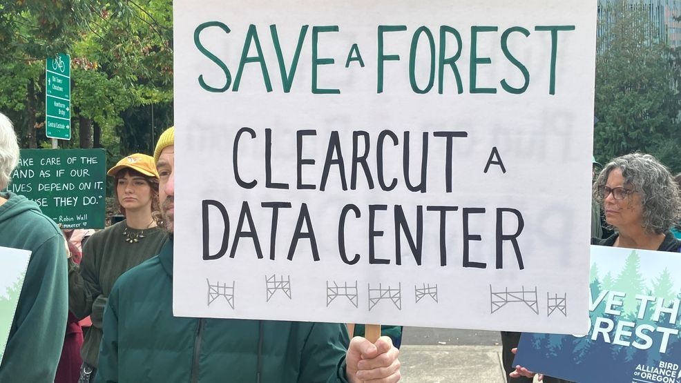 Group rallies against controversial PGE transmission line project in ...