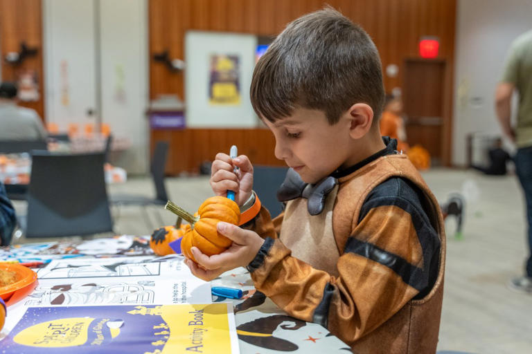 NYU Langone throws Halloween party for pediatric cancer patients