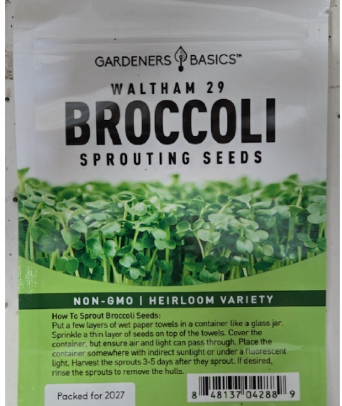 Broccoli sprouting seeds recalled. See where they were sold