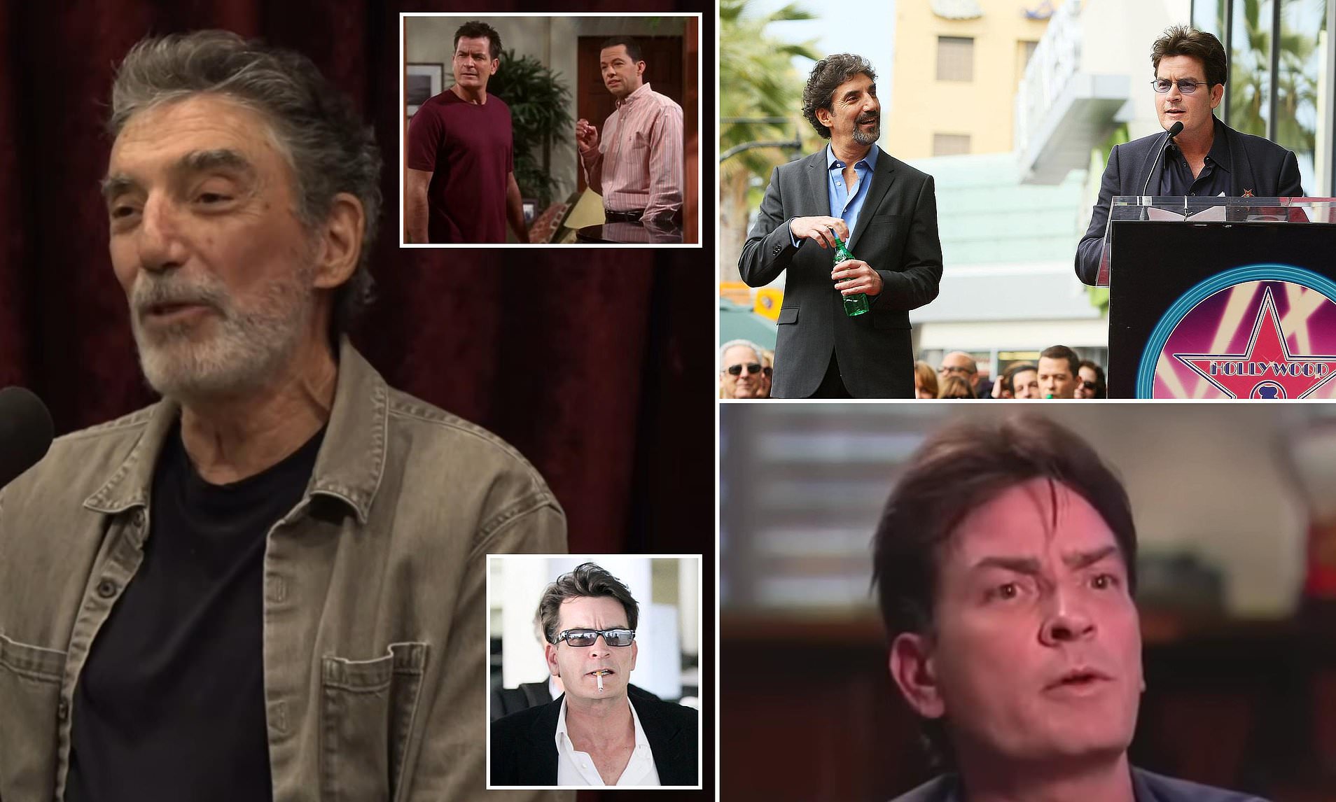 Charlie Sheen burnt off eyebrows with 'BIC lighter', Two and a Half Men ...
