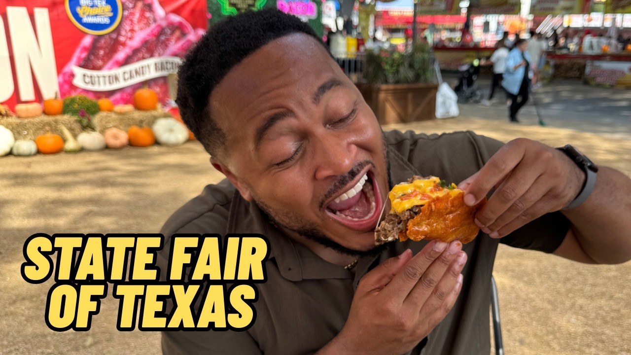 I ate everything at Texas State Fair