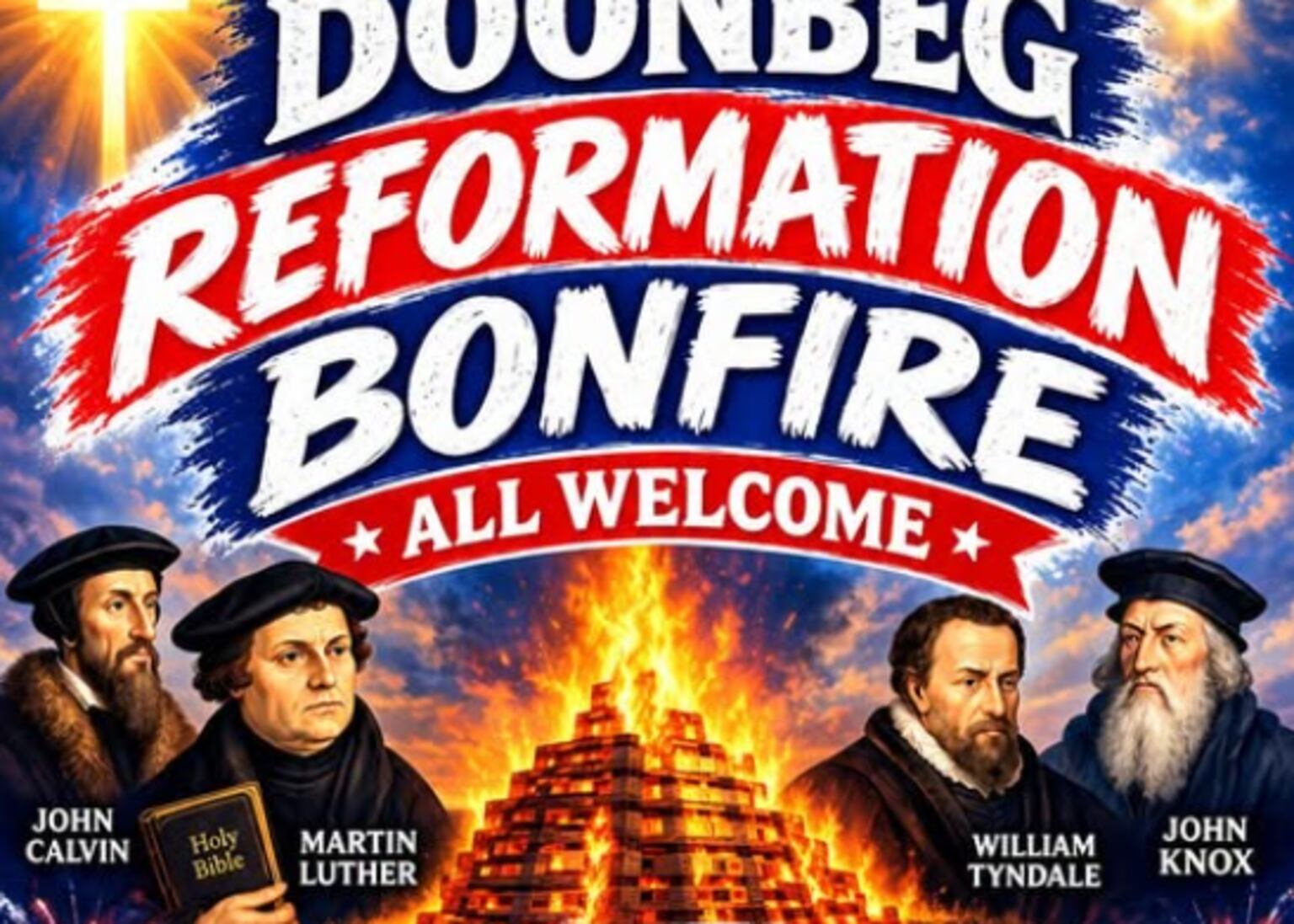 Halloween bonfire in loyalist estate to mark Protestant Reformation ...
