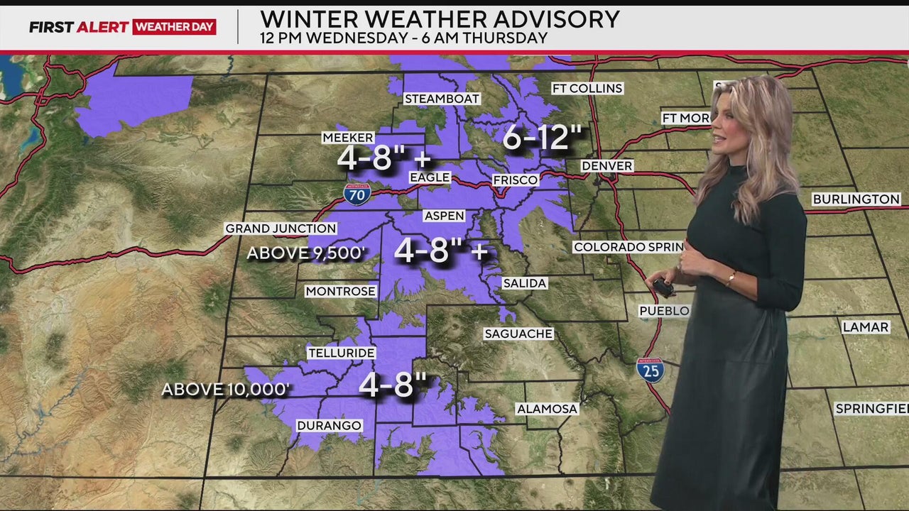 Snow and cold settle into Colorado, Denver's first freeze possible soon