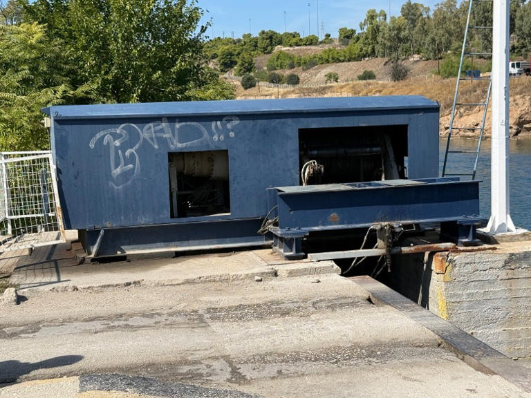 Greece's Corinth Canal submersible bridges are a uniquely strange ...