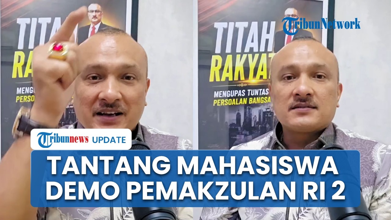 Ferdinand Hutahaean tantang mahasiswa demo DPR, desak pemakzulan Gibran ...