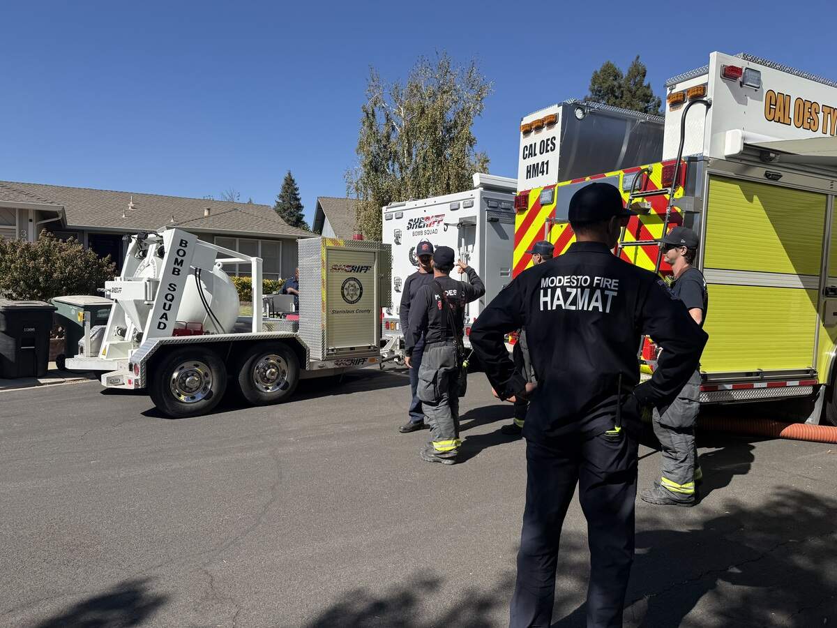 Update: Air Force takes mortar found in shed of Modesto home, Sheriff's ...
