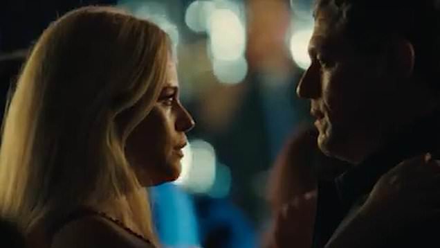 Emily Atack and Mathew Horne's kiss in Debenhams Christmas advert