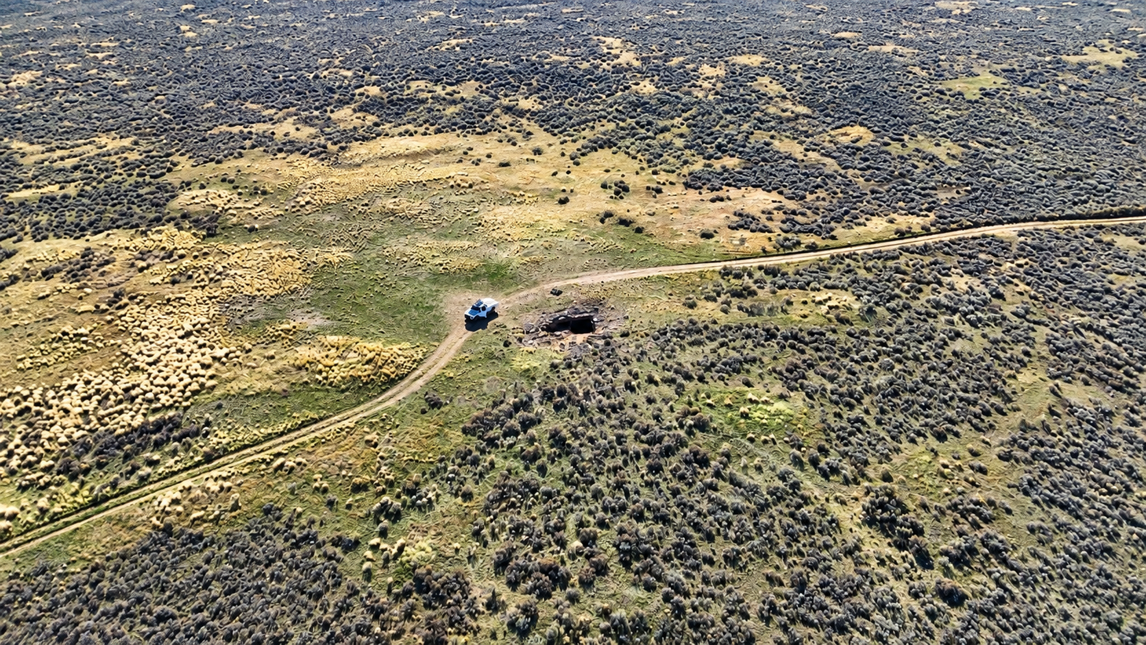 We found an unmarked secret government cave hiding in Idaho's desert