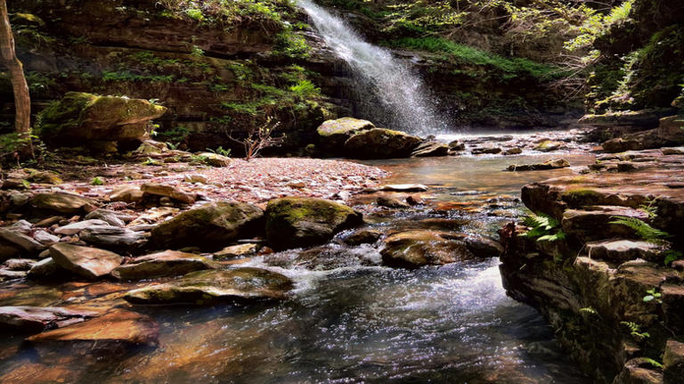 Arkansas' most dangerous day hike crosses streams, waterfalls, and rock ...