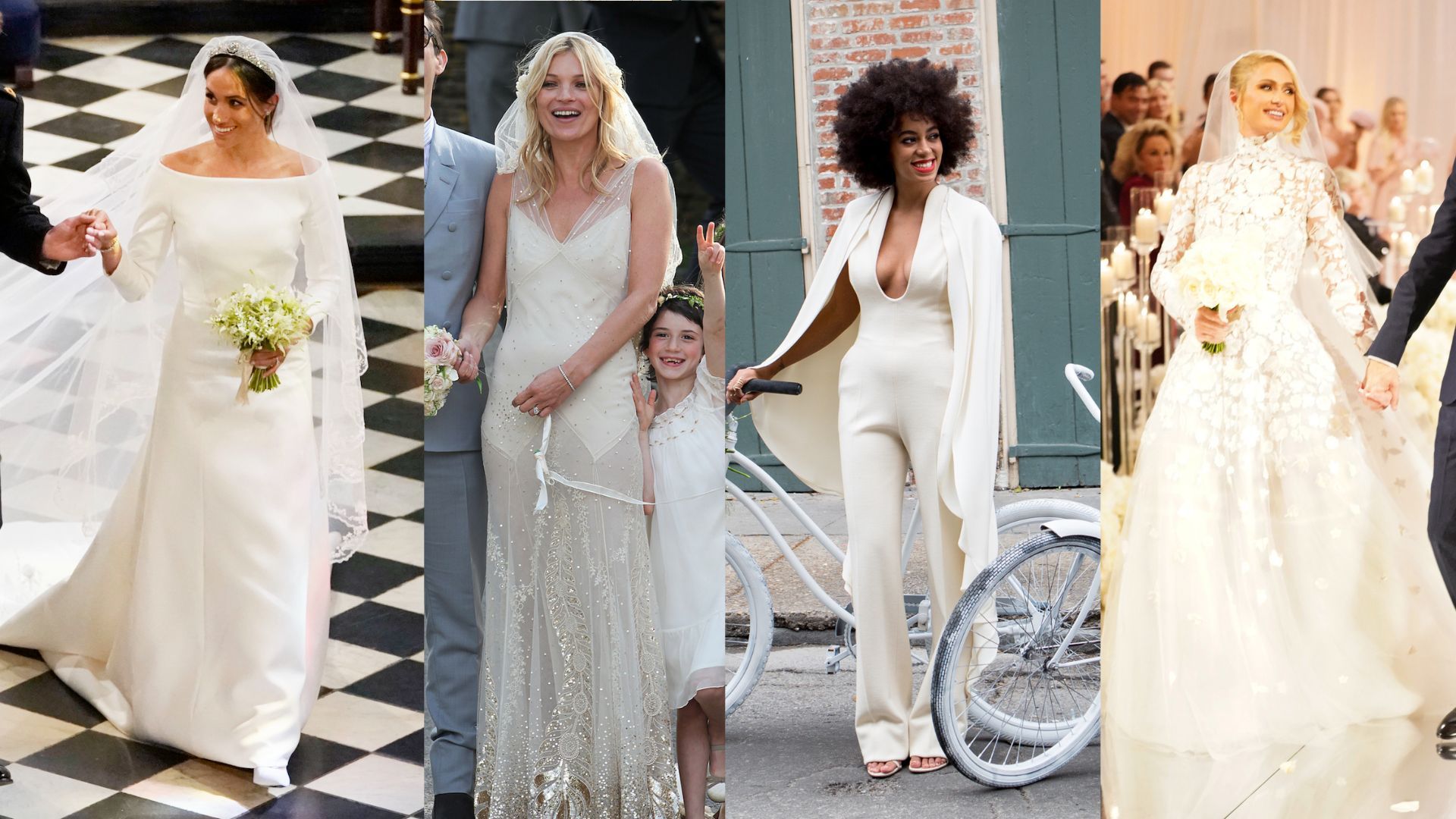 The best celebrity wedding dresses of all time