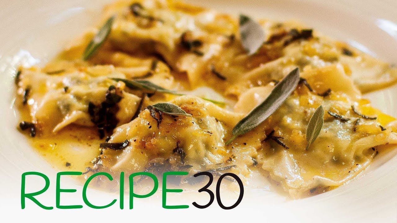 Ravioli sage and butter
