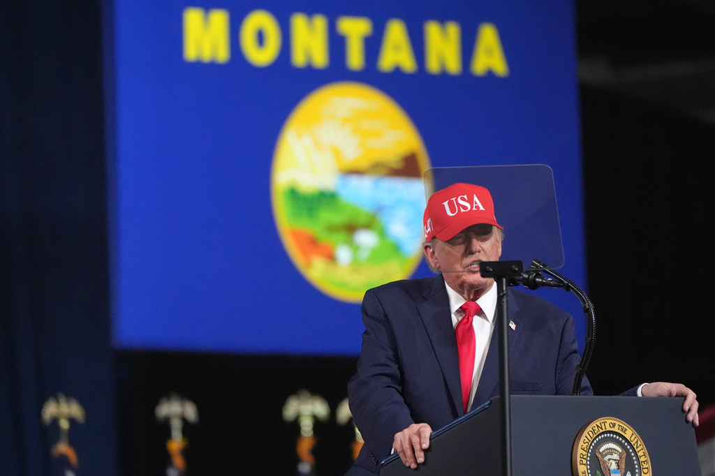 Trump announces advanced weapons testing 'super range' in Montana