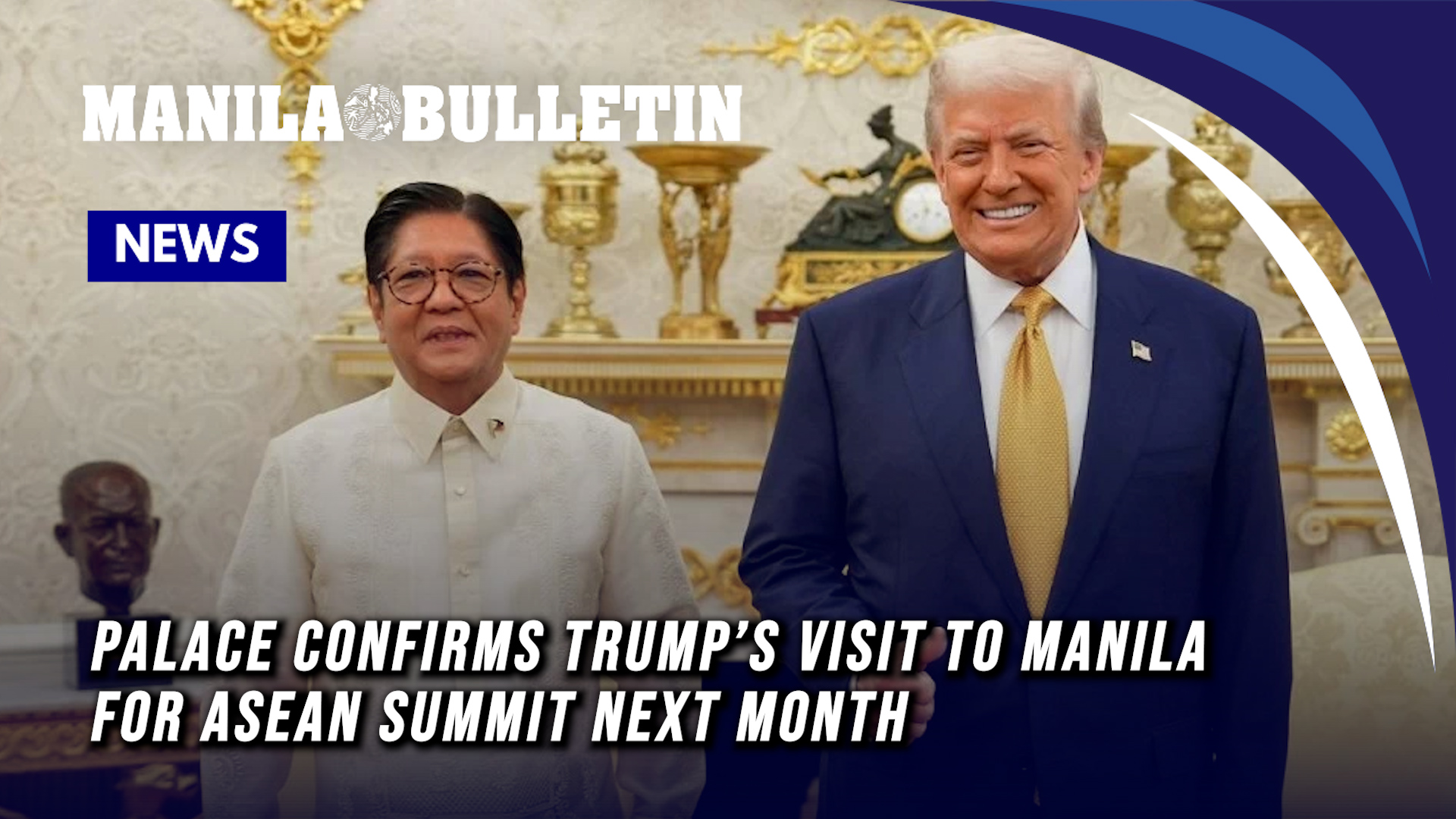 Palace confirms Trump’s visit to Manila for ASEAN summit next month