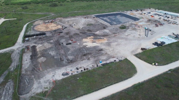 The Evangeline pipeline is now connected to the Mary Rhodes pipeline