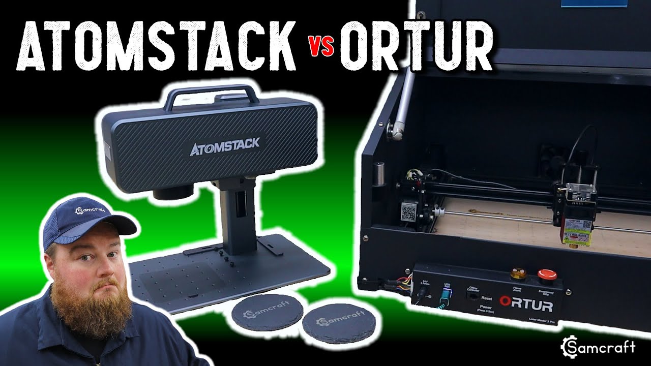 Slate coaster showdown: M4 vs Ortur 🪨