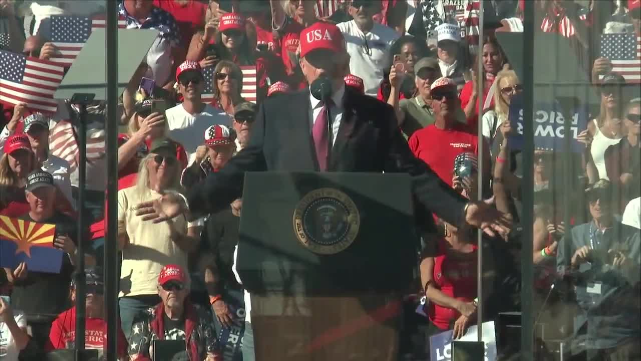 [Full speech] President Donald Trump rallies supporters in Bullhead ...
