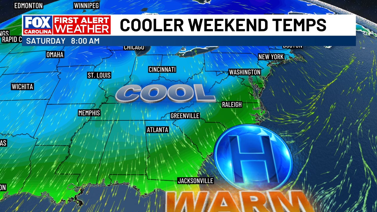 First alert temperature shock: From record highs to a weekend cold snap