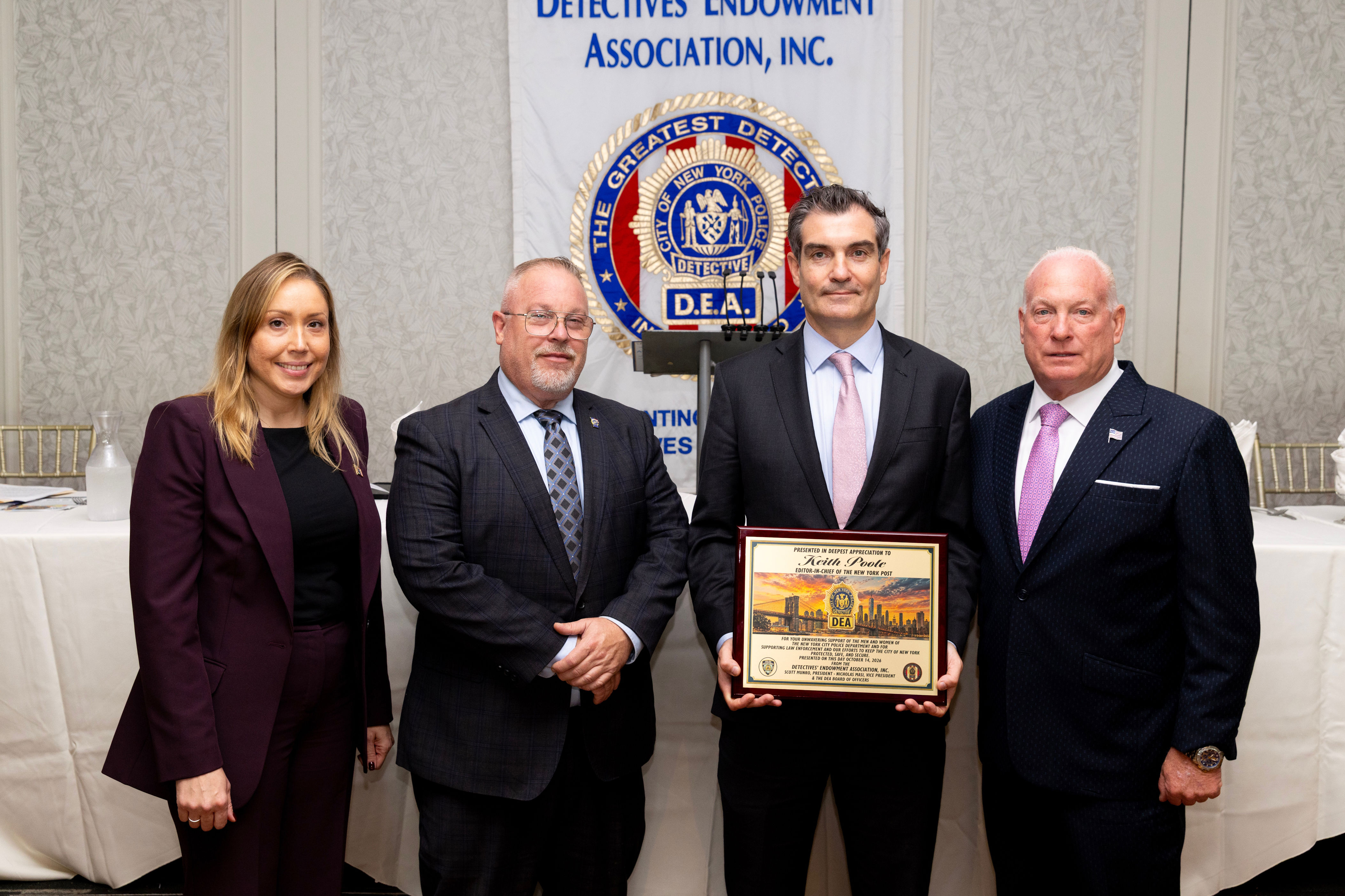 NYPD union honors The Post for excellence in police reporting at awards ...