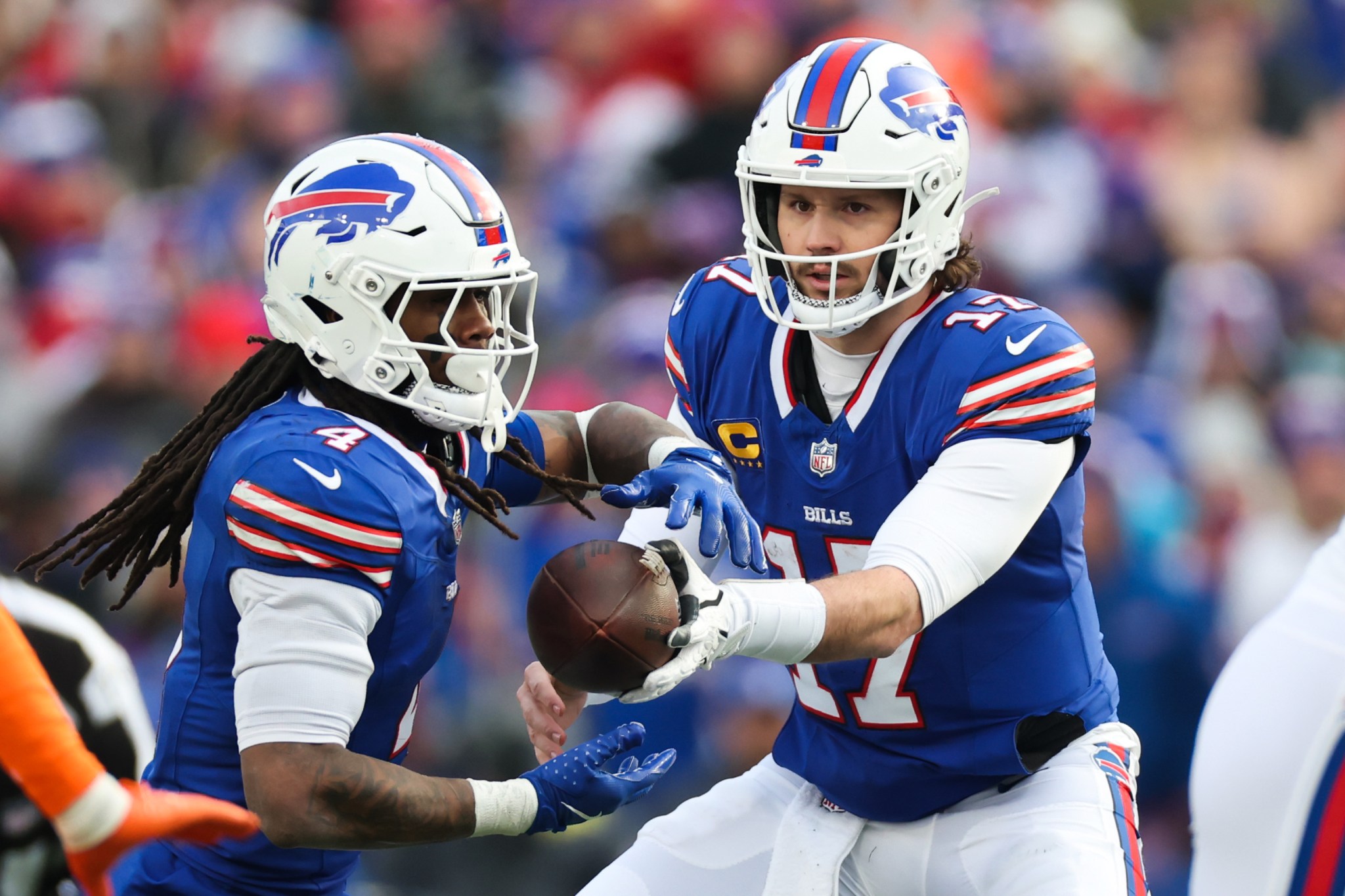Bills announce franchise history for Josh Allen, James Cook after Week ...