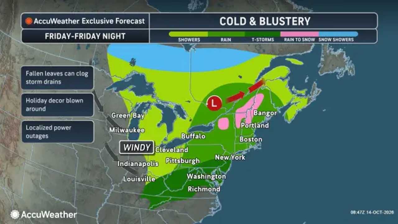 Here's Timing For Storm That Will Bring Big Weather Pattern Change