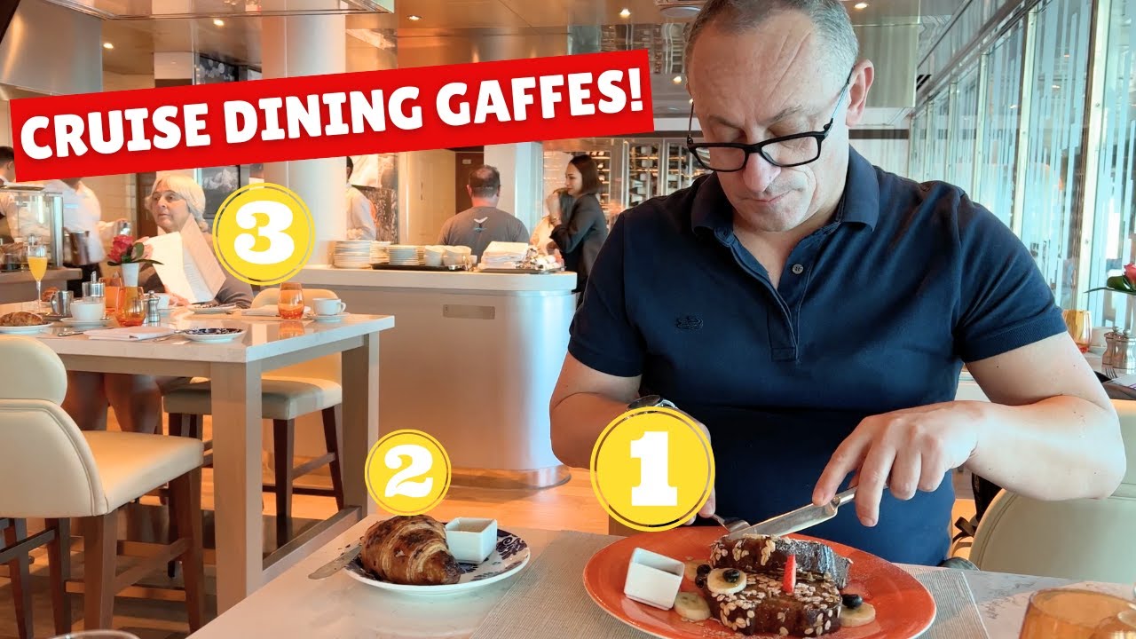 Too many cruisers make dining mistakes