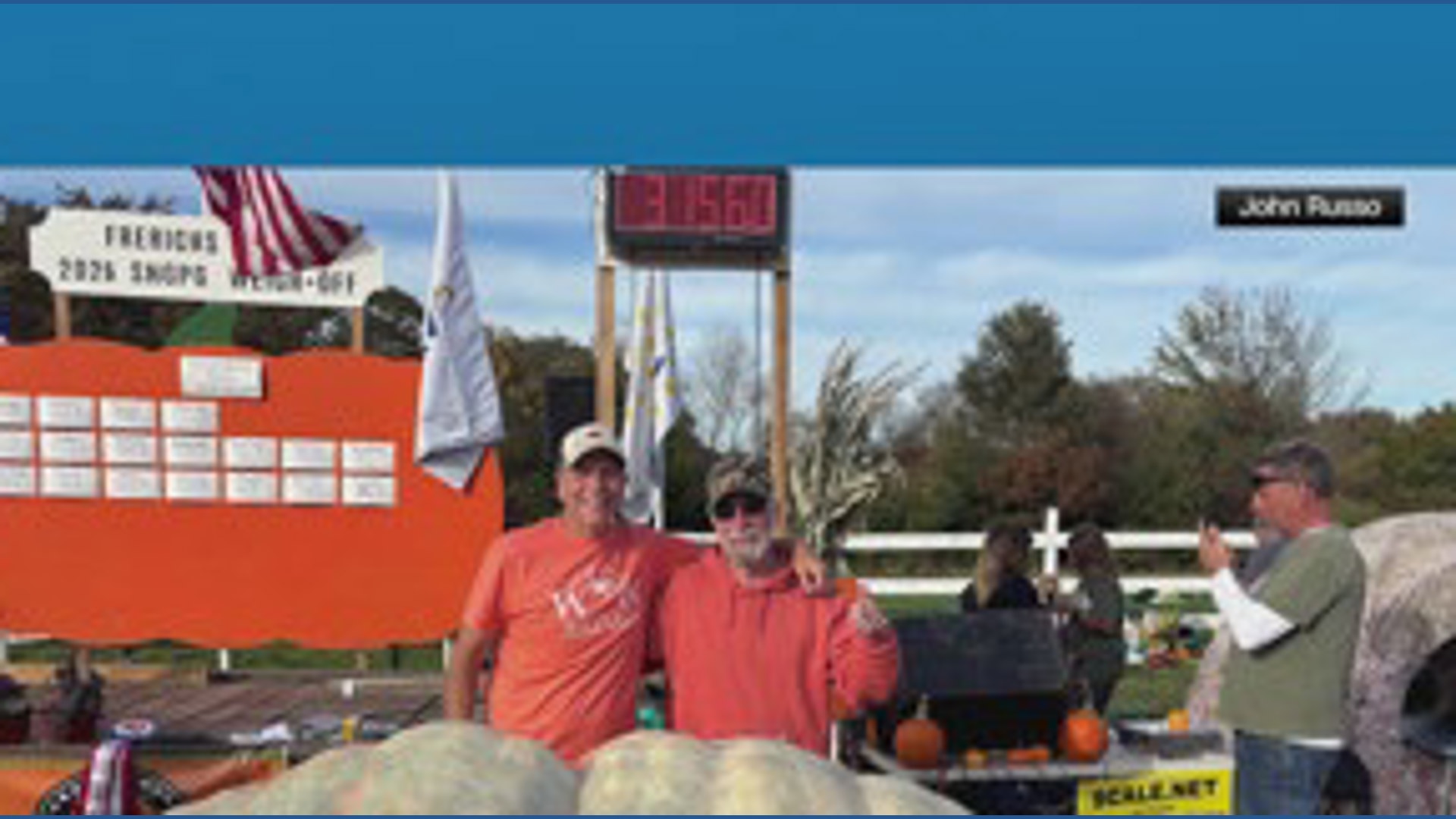 Great pumpkin! World record-setting gourd grown by Rhode Island man